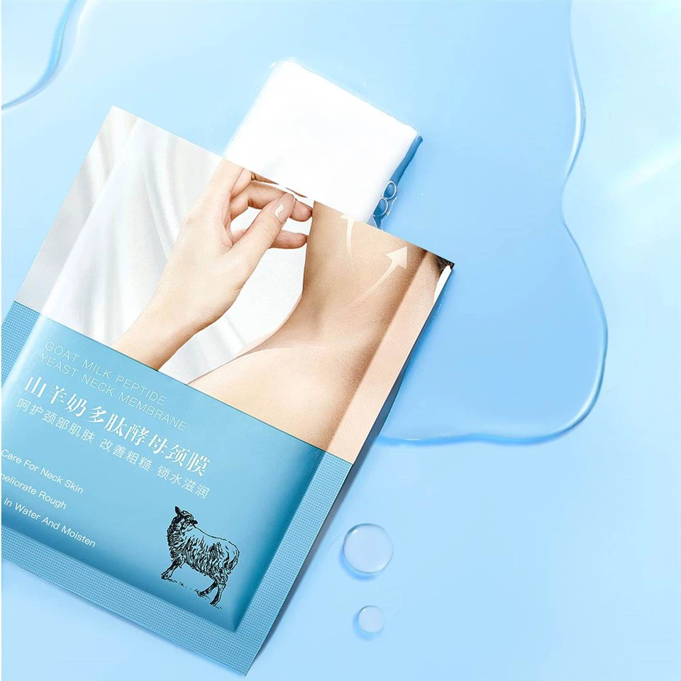 Ožkos pieno peptidų mielių kaklo kaukė